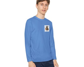 Supporter of Floral Artist Youth Long Sleeve Tee South Central | Flower Bouquet Graphic