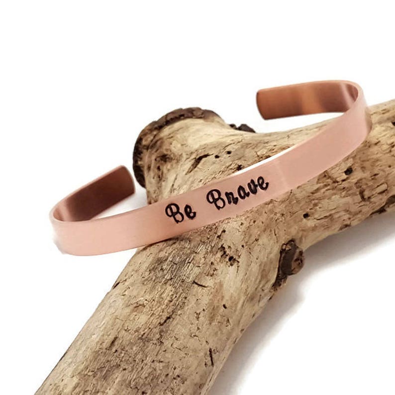 Personalized Stacked Cuff Stacked Bracelets Hand Stamped Etsy