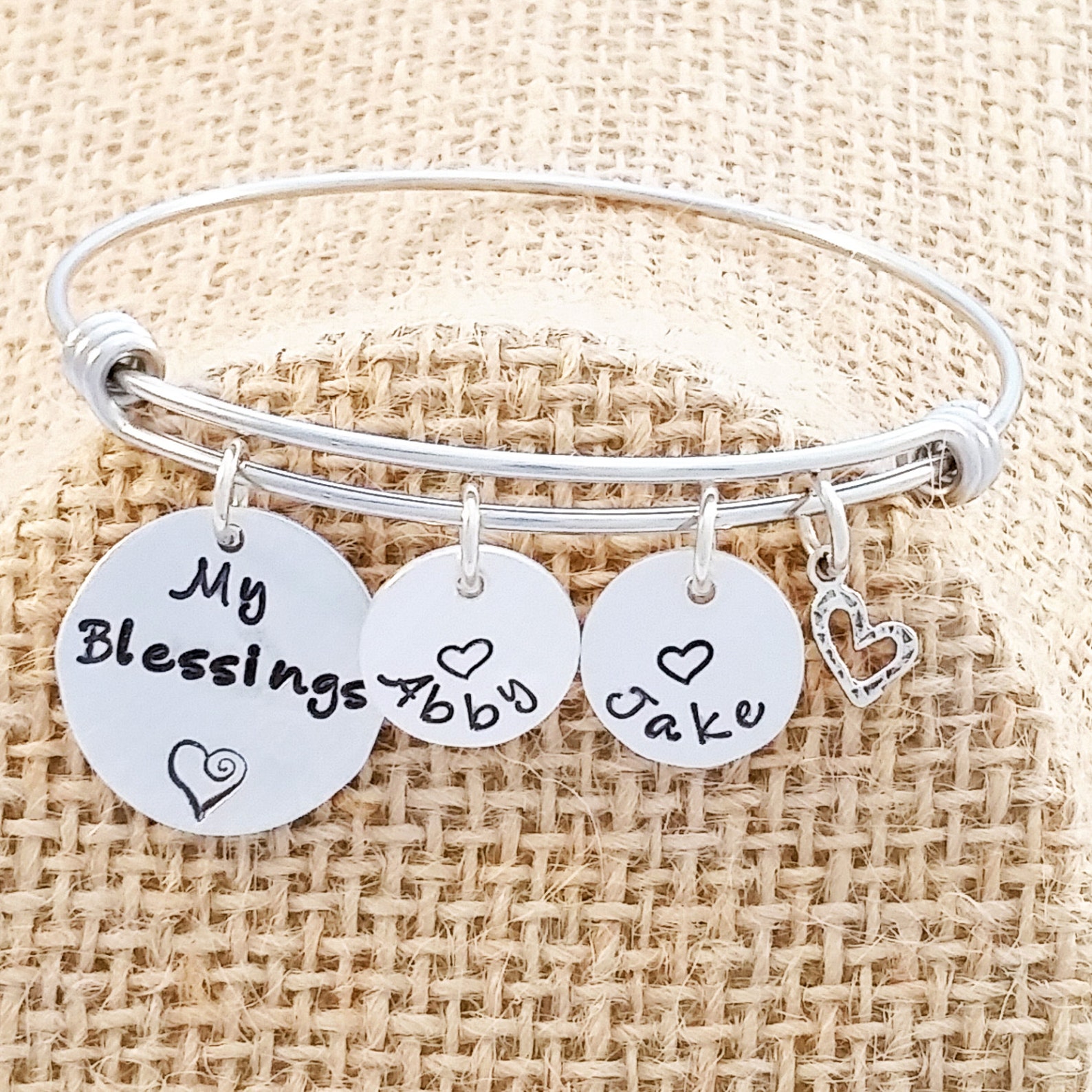 Mom bangle bracelet Clearance