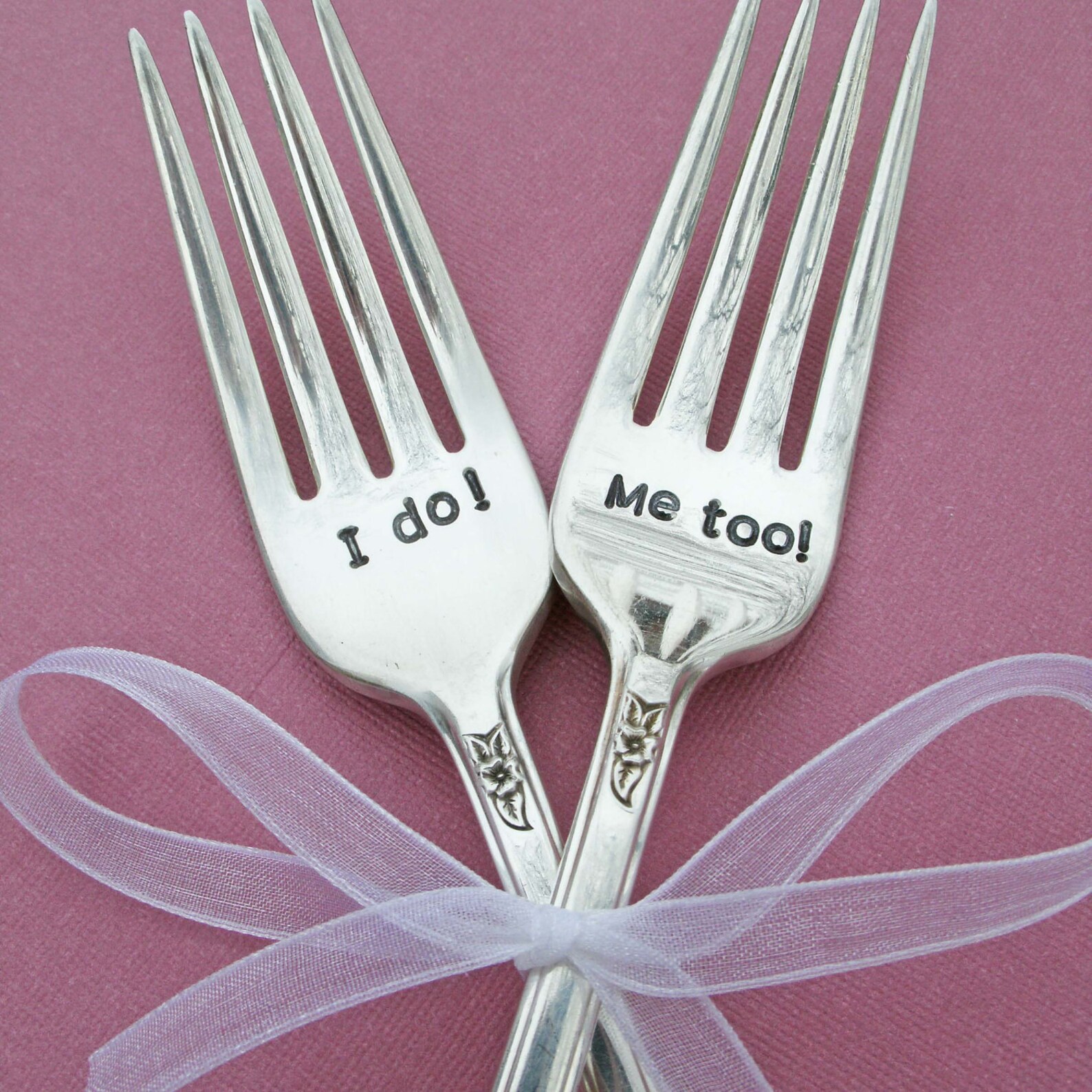 I Do Me Too Wedding Forks wedding Forks Personalized Forks Etsy