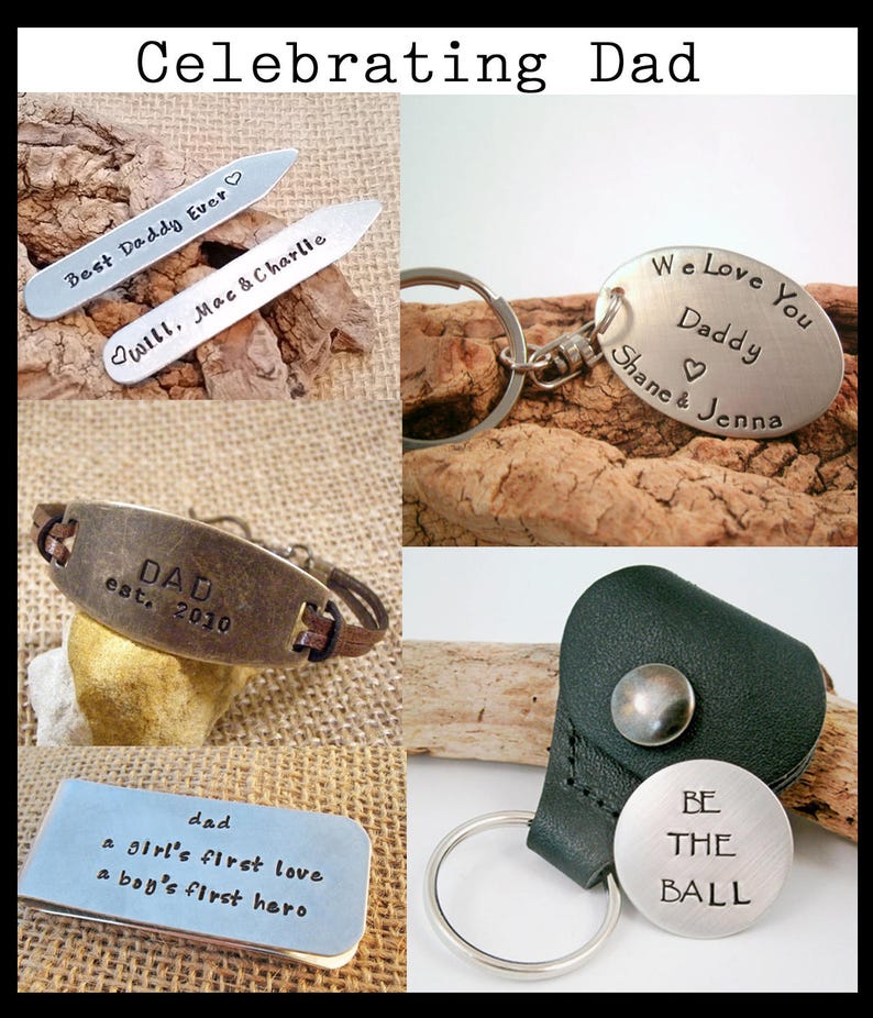 Daddy Daughter Necklace and Dog Tag Dad Dog Tag Dad Etsy