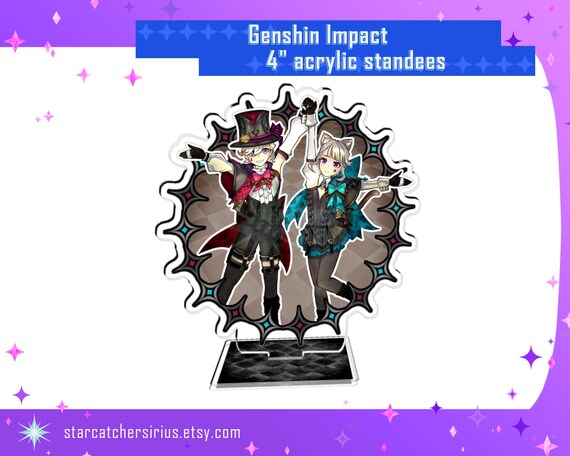 Genshin Impact・lyney & Lynette Acrylic Standee - Etsy