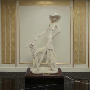 A Santini Sculpture Woman Lady - Etsy