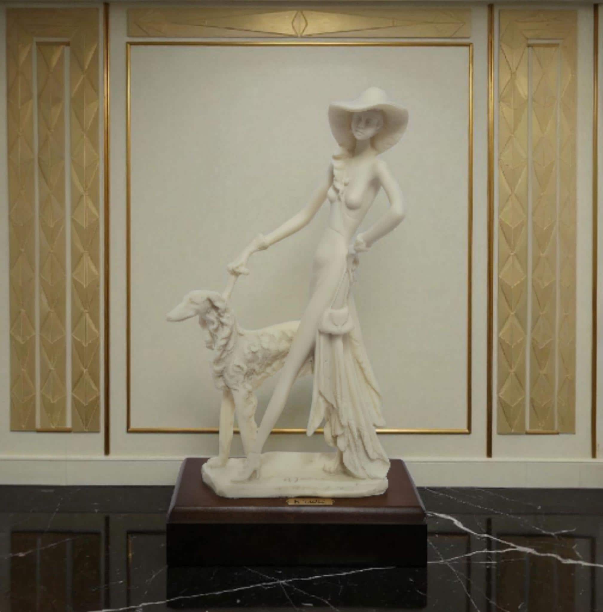 A Santini Sculpture Woman Lady - Etsy