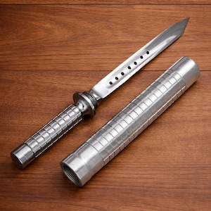 Faca Jagdkommando artesanal com lâmina tripla torcida, faca de bota, força fixa, da USA Knives
