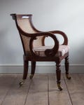 Vintage Carved Chair with Upholstered Seat product logo