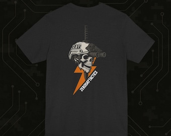 Mens Tactical Skull T-Shirt | Military Operator Tee | Veteran Gift Shirt | ZeroDayTactics Apparel