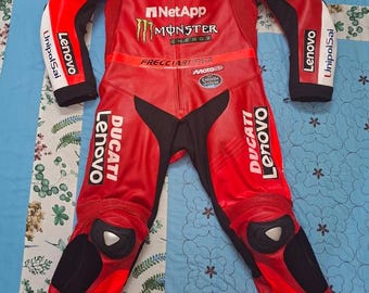 Ducati MotoGP Leather Racing Suit | Cowhide Motorcycle Track Suit