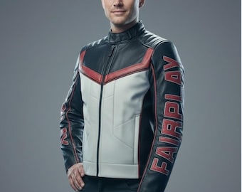 Handmade Inspired Cosplay Costume Terrific Fairplay Leather Jacket