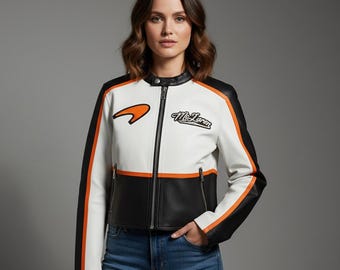 McLaren Jacket | Formula 1 Jacket | F1 Leather Coat for Fans