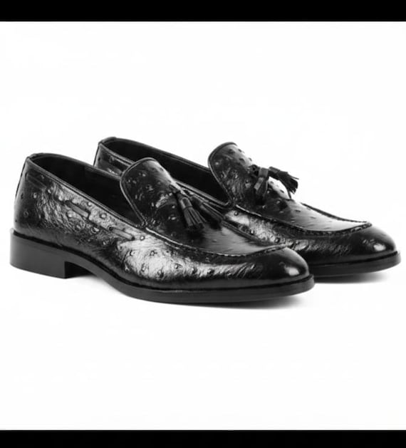 Oxford Black Textured Men\'s Loafers Marco Di Milano Salvatore Men main image 4