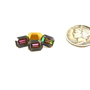 Vitrail Medium GF 8x6mm RARE Vintage Swarovski Art. 4600 Crystal Stones - 6 Stück