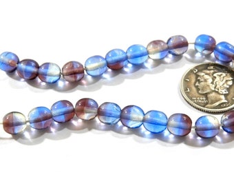 Riviera Sunset Czech Glass Bead 6mm - 25 Piezas