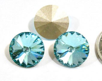Aqua Bohemica F 47ss or 12mm or 14mm Preciosa 1122 Rivoli Stones