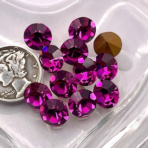 Chatons Preciosa Optima fuchsia GF 39ss