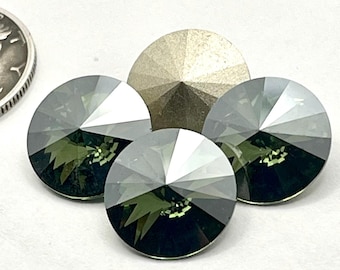 Peridoto Satinado F 12 mm Piedras Swarovski 1122 Rivoli
