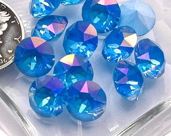 ミントグリーン UNF (39ss-8 mm) スワロフスキー 1088 XIRIUS シャトン