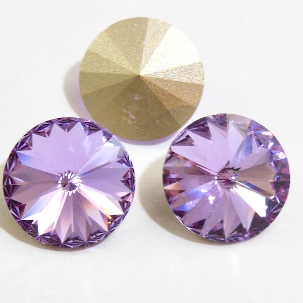 Violet F 47ss,12mm, 14mm, Preciosa 1122 Rivoli Stone