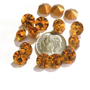 Topaze GF 39ss Preciosa Optima Chaton strass
