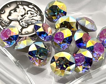 Violet Transmission 39ss - 8mm Swarovski 1088 Chatons Rhinestone