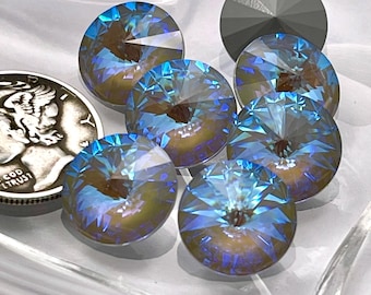 Pietre Rivoli Swarovski 1122 Serene Gray Delite UNF da 12 mm e 14 mm