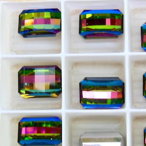 Vitrail Medium CAL 15x11mm  Vintage Swarovski 4607 Stones Foiled - 1 Piece