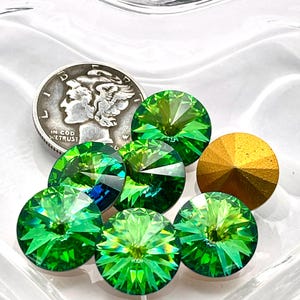 Sphinx GF 12mm, 16mm Vintage Swarovski  1122 Rivoli Stone