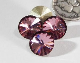 Antik Rosa F 47ss Swarovski Art 1122 Rivoli Cabochon
