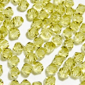 Acid Yellow Preciosa 4mm Bicone Art 5328 5301