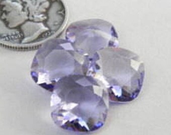 Tanzanite UNF 10mm Swarovski Art  4470 Cushion Cut Stone