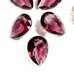 Ametyst UNF 18 x 13 mm Swarovski 4320 Łza Kamień - 1 Sztuka