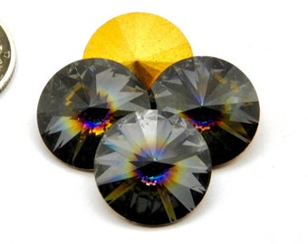 6個セット、スワロフスキー アート 1122、アトラス、12 mm リヴォリ