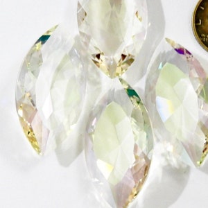 Błysk UNF 32 x 17 mm Swarovski 4227 Kryształ