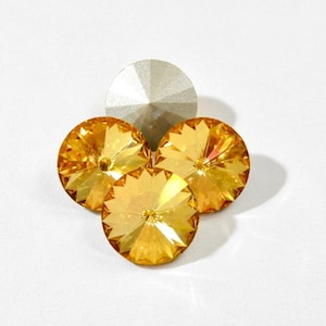 Sailors Gold F 12mm, 14mm, 18mm 1122 Preciosa Rivoli Stone
