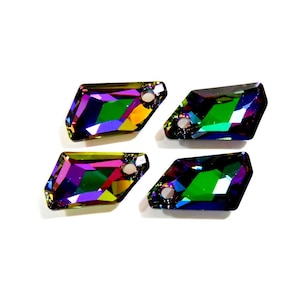 Electra UNF 18 x 10 mm Swarovski 6670 De-Art Fancy Crystal Pendants - 1 sztuka