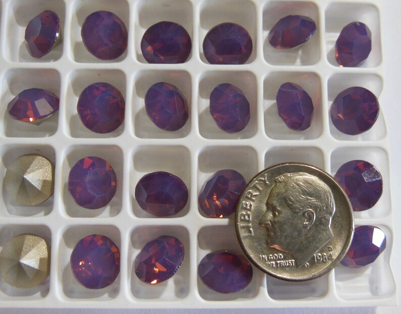 Amethyst Opal F 39ss - 8mm Preciosa Maxima Chatons