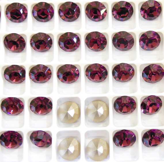 Amethyst Opal F 39ss - 8mm Preciosa Maxima Chatons