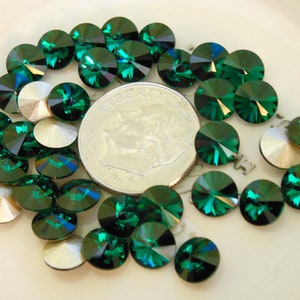 Emerald F 29ss Swarovski 1122 Rivoli Stones