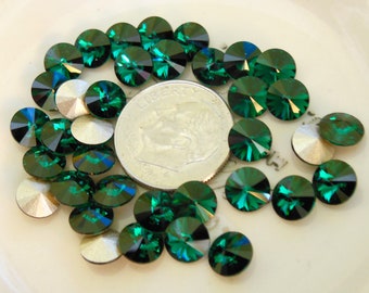 Smeraldo F 29ss Swarovski 1122 Pietre Rivoli