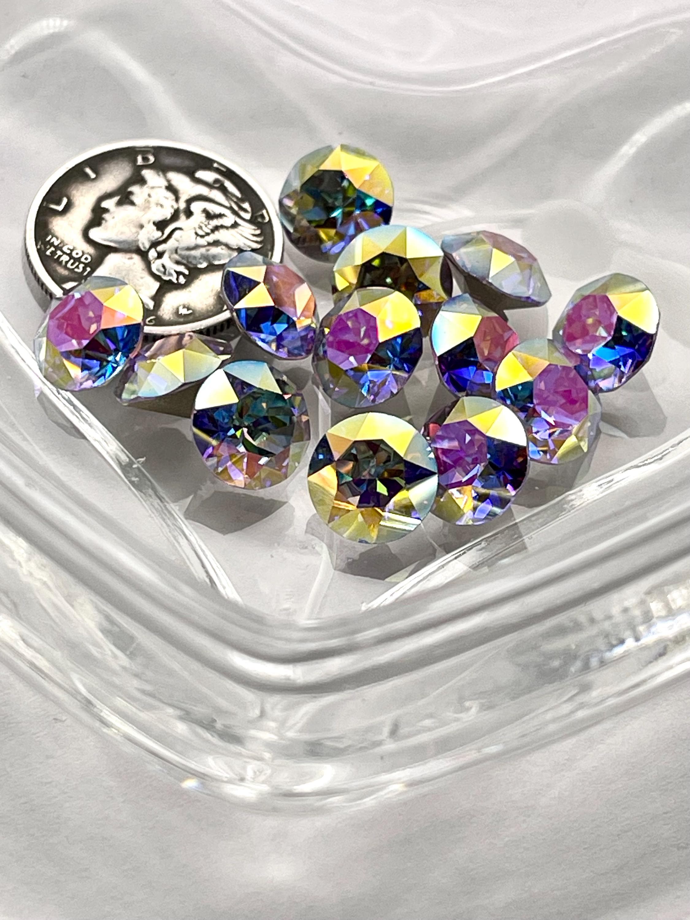 Violet Transmission 39ss - 8mm Swarovski 1088 Chatons Rhinestone