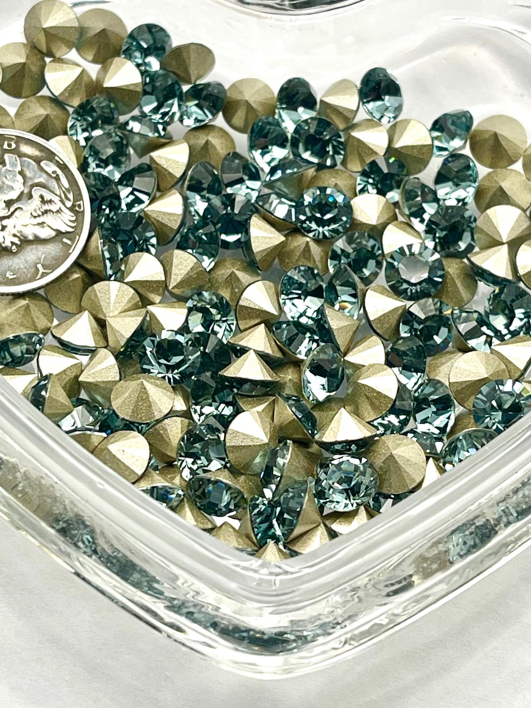 Indian Sapphire F 29ss - 6mm Swarovski 1028 Xilion Chatons Rhinestones ...