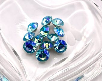 Aqua Bohemica Sparkles F 29ss oder 39ss Preciosa Maxima Chatons