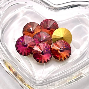 Cathedral GF 16mm Swarovski  1122 Vintage Rivoli Stone