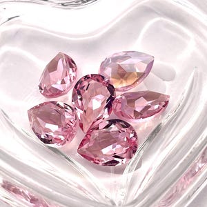 Light Rose Ignite UNF 18 x 13 mm Swarovski 4320 Łza Kamień