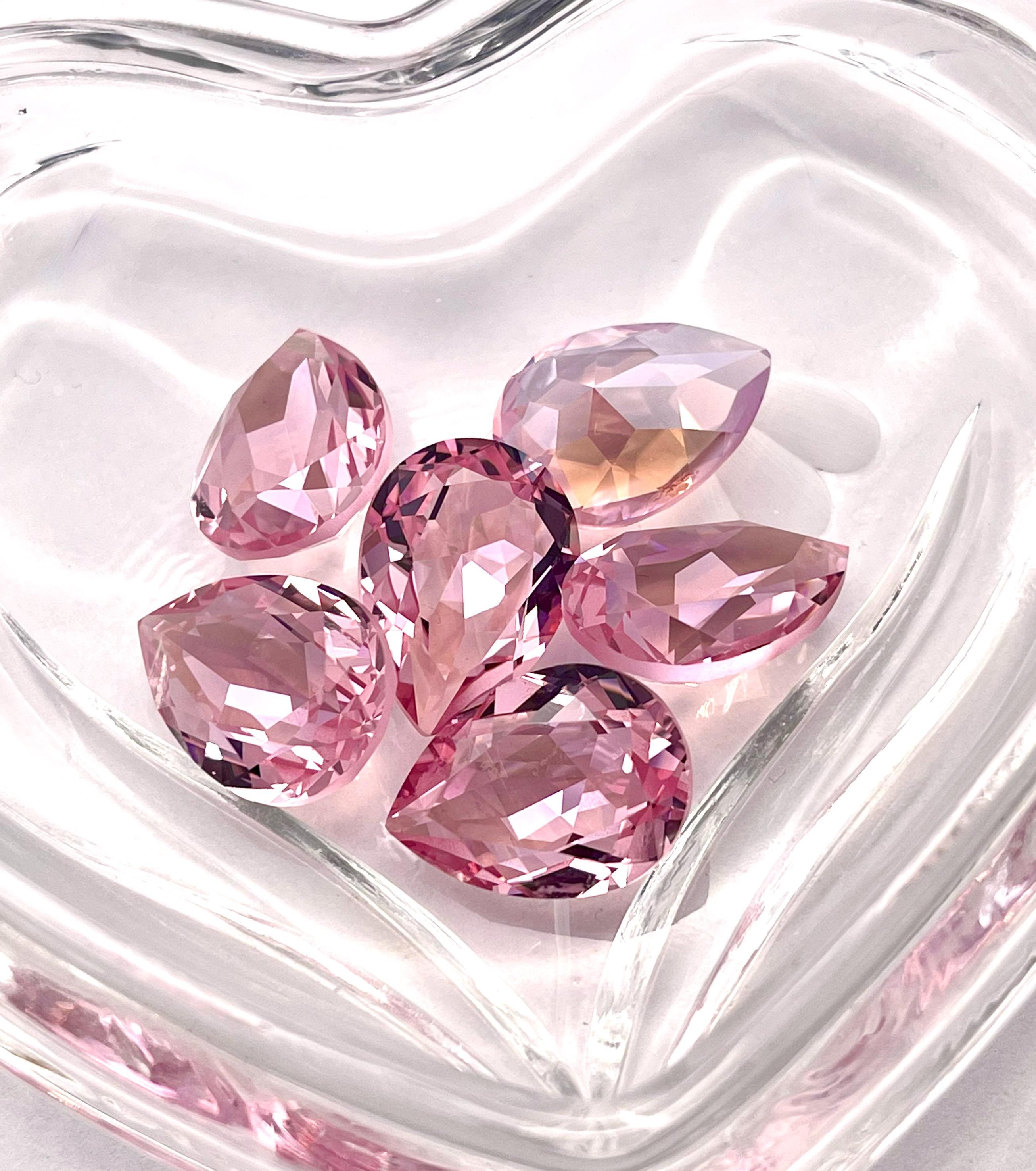 Light Rose Ignite UNF 18x13mm Swarovski 4320 Tear Drop Stone - Etsy
