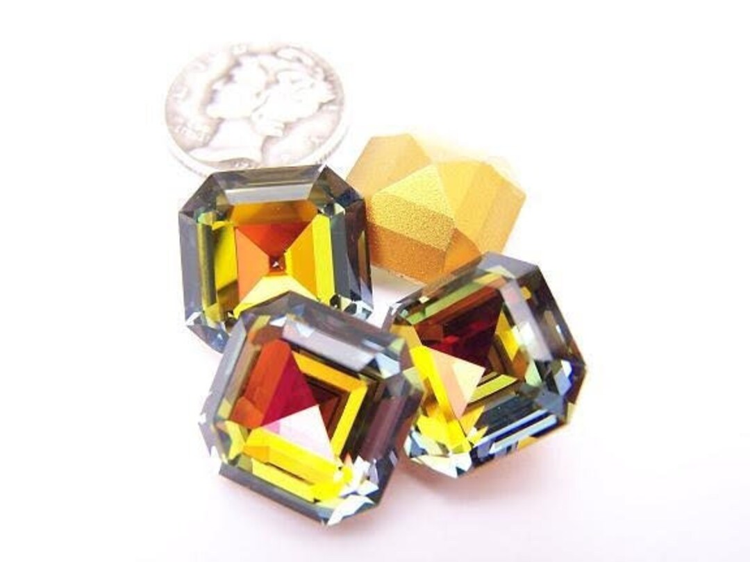 Vitrail Medium 14mm GF Swarovski Art 4671 Vintage Stone - Etsy