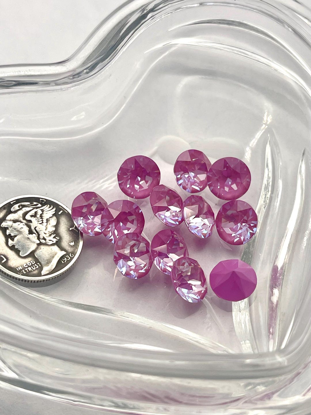 Paradise Purple Lux UNF 29ss - 6mm 39ss - 8mm Swarovski 1088 Xirius ...