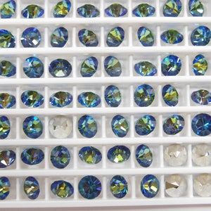 Bermuda Blue  CAL 29ss Preciosa Maxima  Chatons