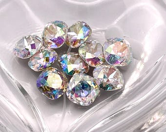 Tears of Gaia F 10mm Preciosa Art 4470 Cushion Cut Stone