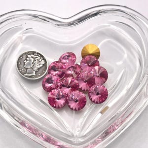 Rose GF 47ss Vintage Swarovski Art 1122 Rivoli Stone